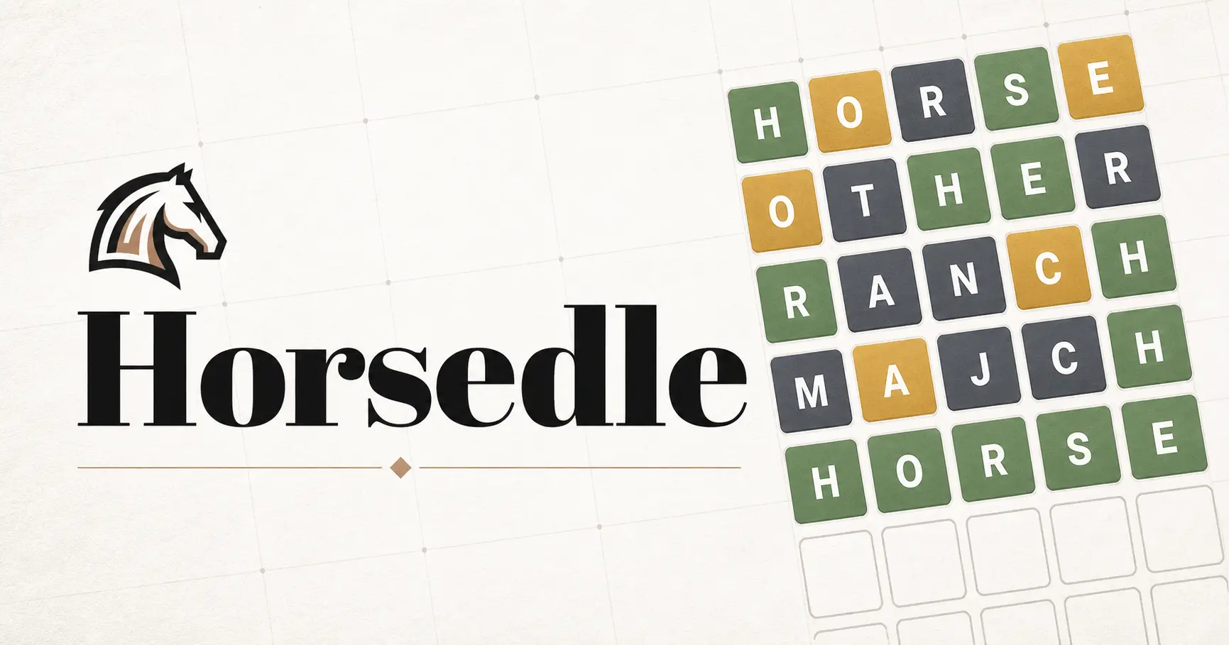 Horsedle daily word puzzle preview
